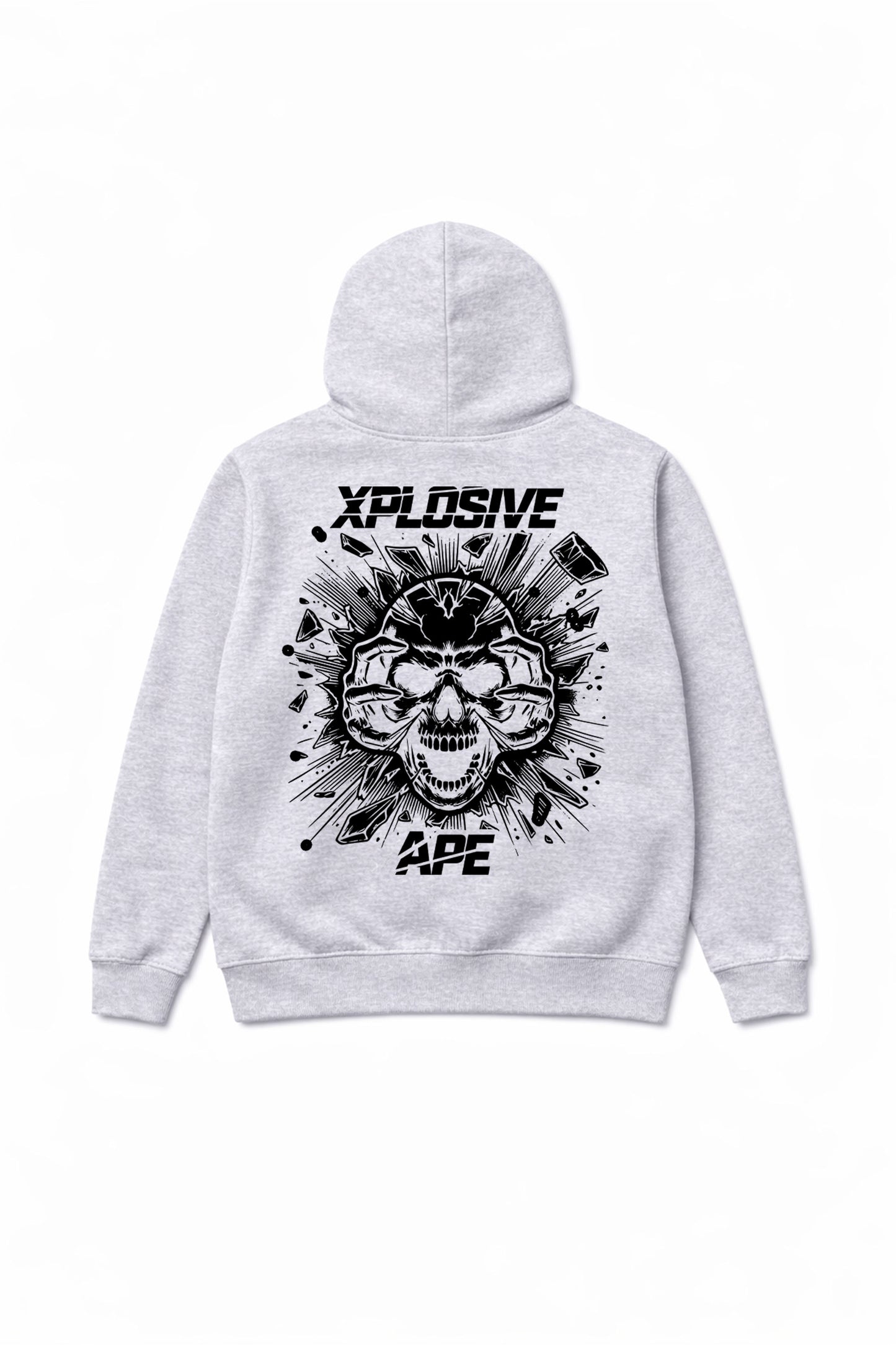 XAPE Shatter Hoodie - Heather Grey