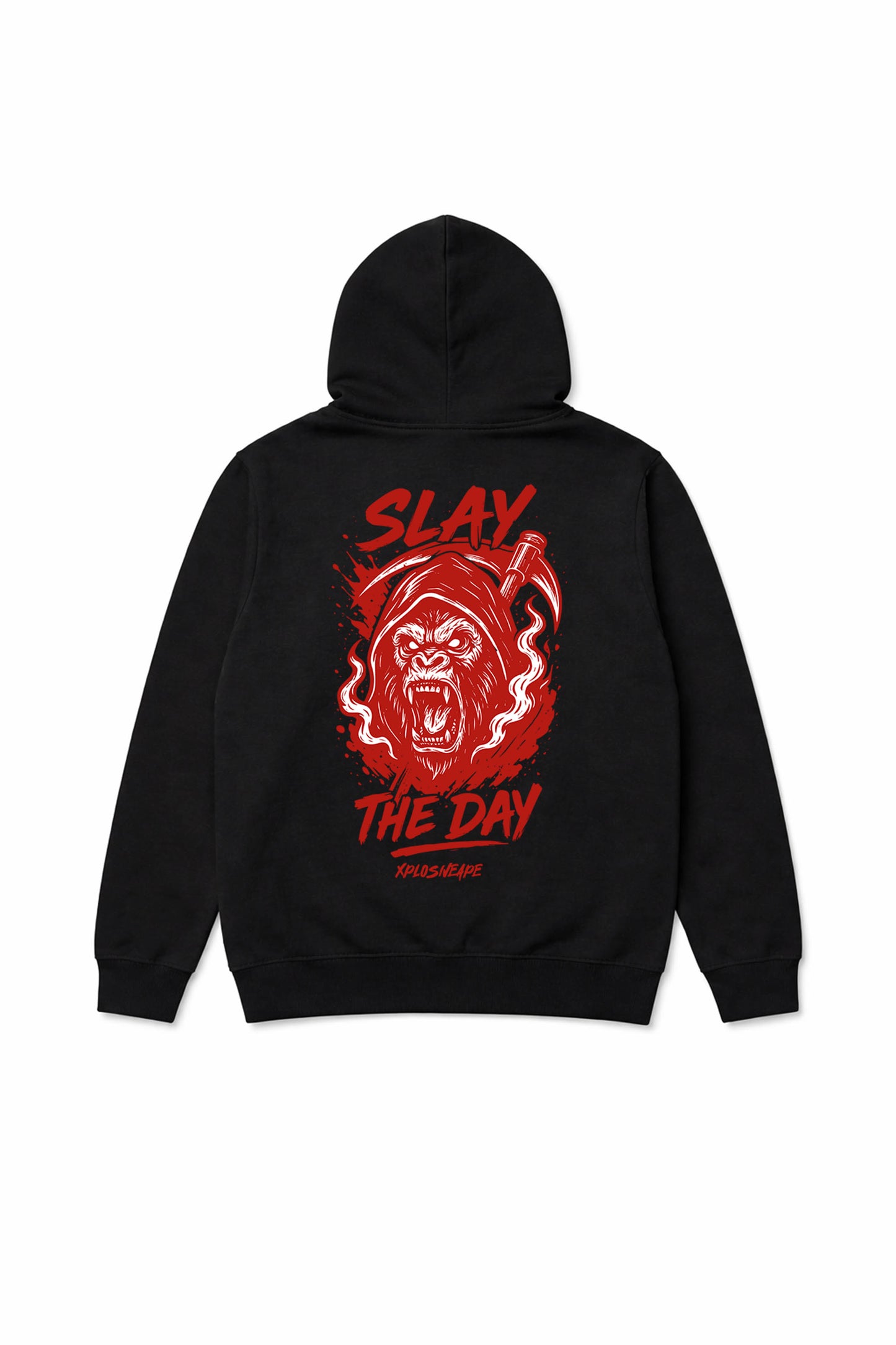 XAPE Slayer String Hoodie - Black