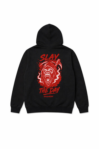 XAPE Slayer String Hoodie - Black