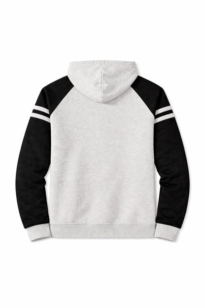 XAPE Strike Force Raglan Hoodie - Oatmeal Heather/Black