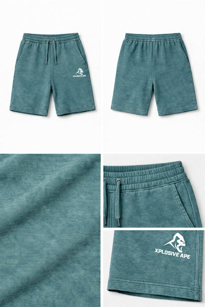 XAPE Vintage Wash Shorts - Green