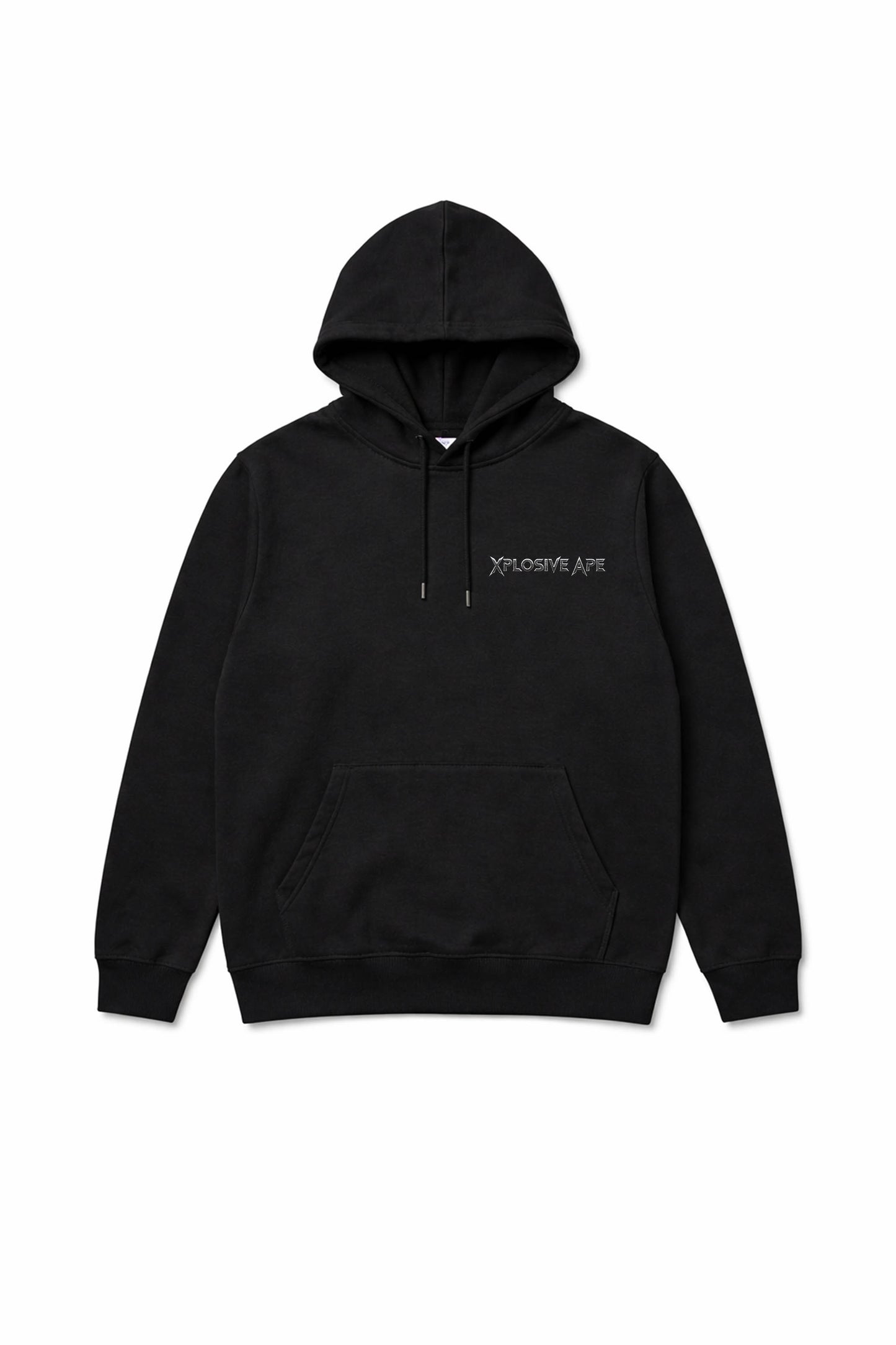 XAPE Warlord Crest String Hoodie - Black