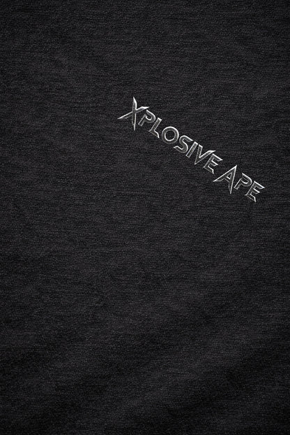XAPE Warlord Crest String Hoodie - Black