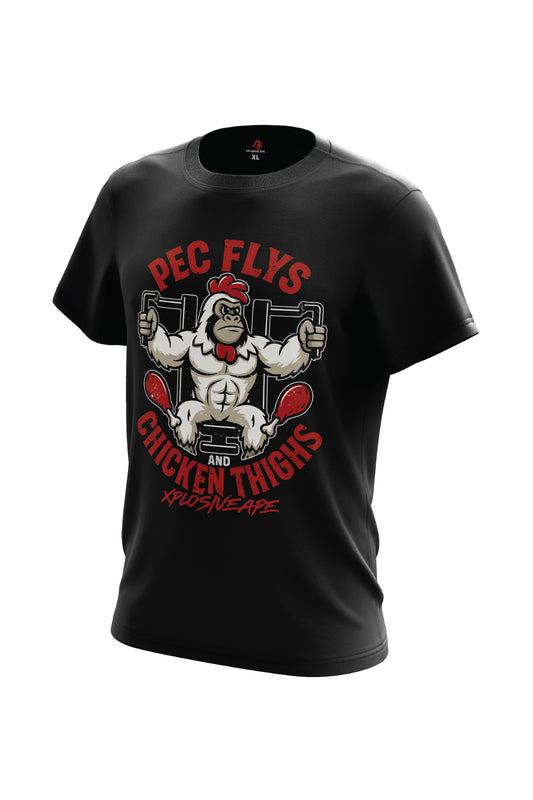 XAPE Pec Flys Tee - Black