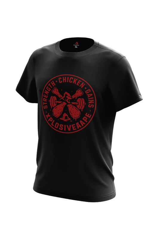 XAPE Chicken Shop Badge Tee - Black
