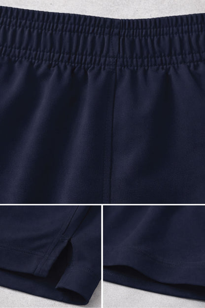 XAPE Classic Logo Performance Shorts - Navy