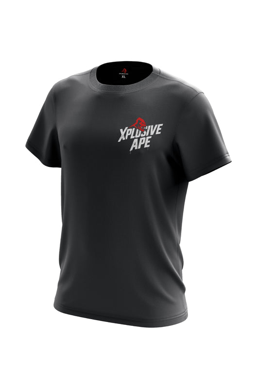 XAPE Classic Stencil Logo Tee - Charcoal