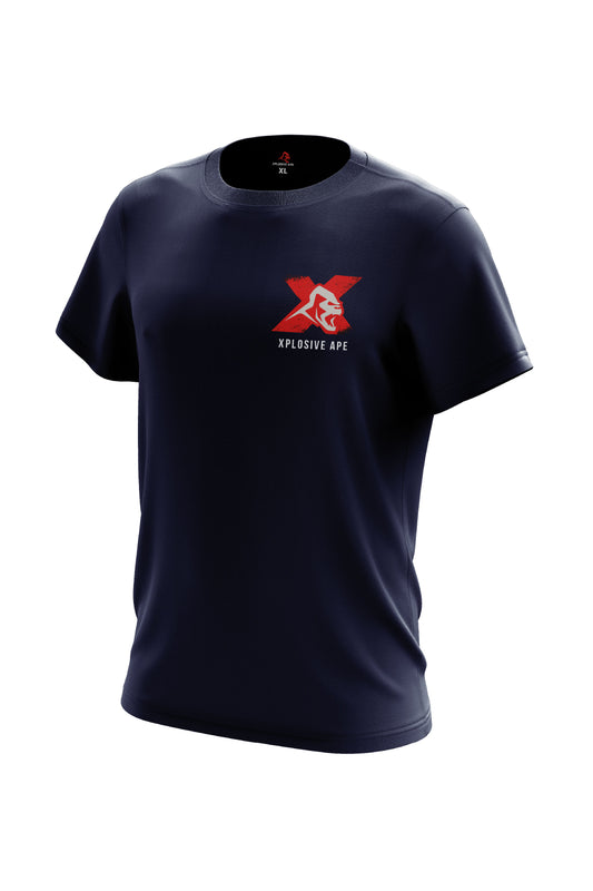 XAPE Chalk Grit Tee - Navy