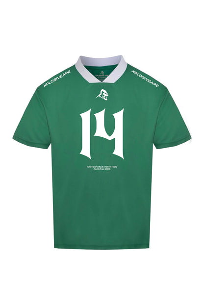 XAPE Dominion Sports Jersey - Green/White