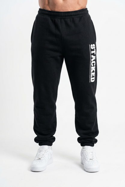 XAPE Stacked Joggers - Black