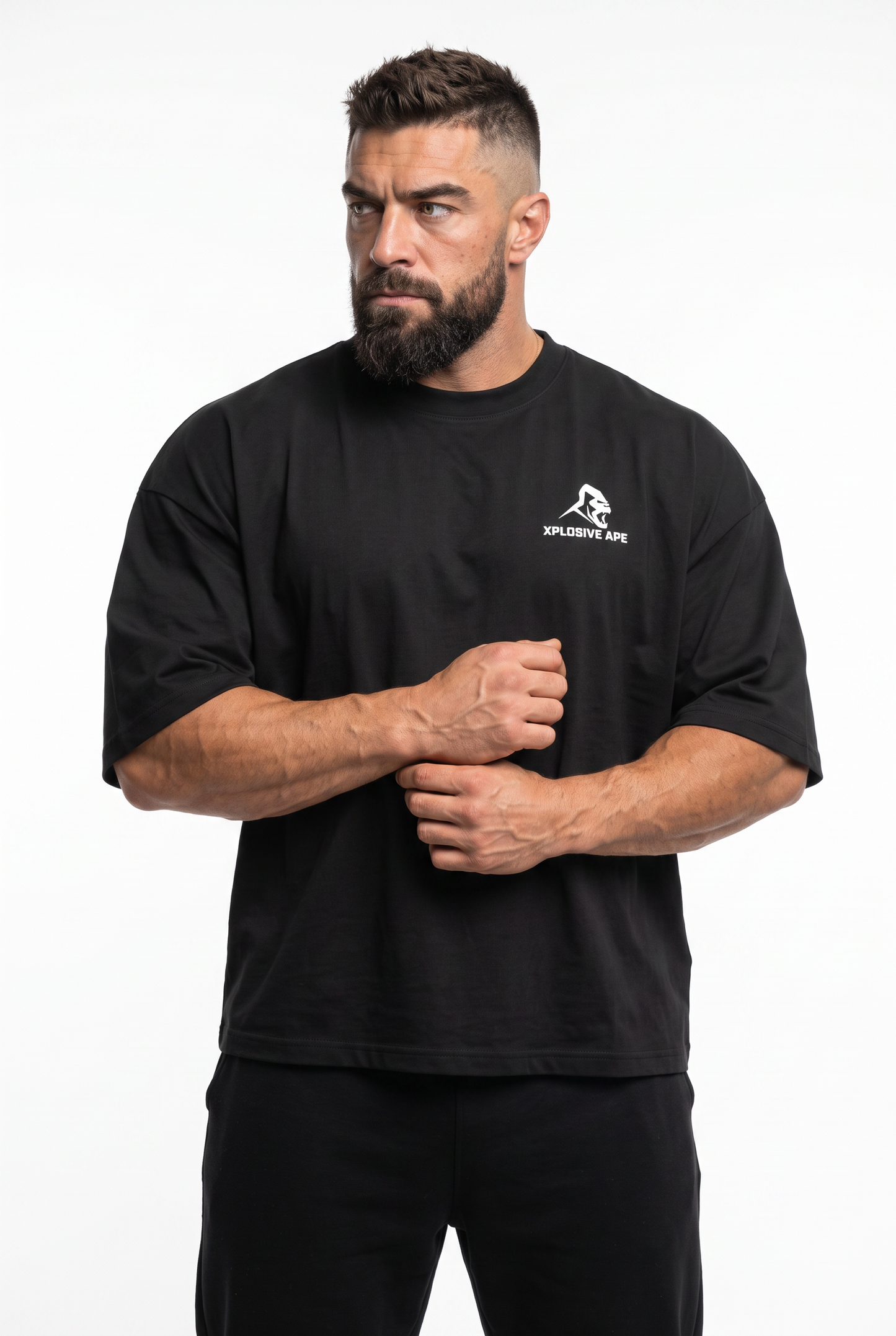 XAPE Relentless Drive Ultra Oversized Tee - Black