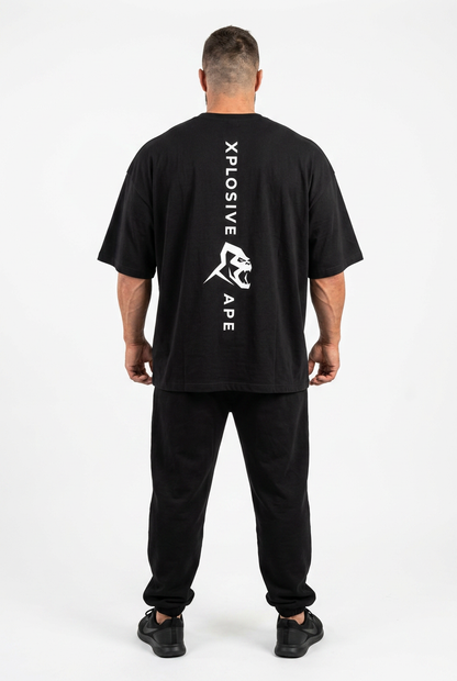XAPE IronStrike Ultra Oversized Tee - Black