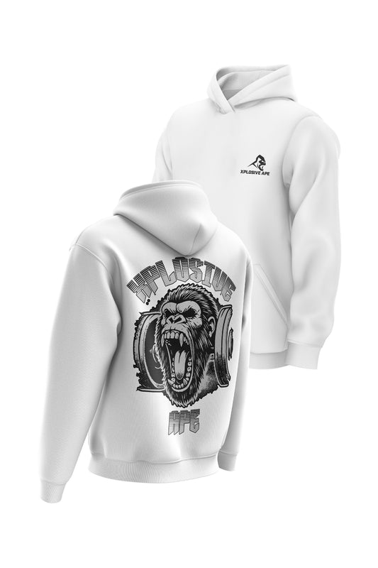 XAPE Old School Hoodie - White