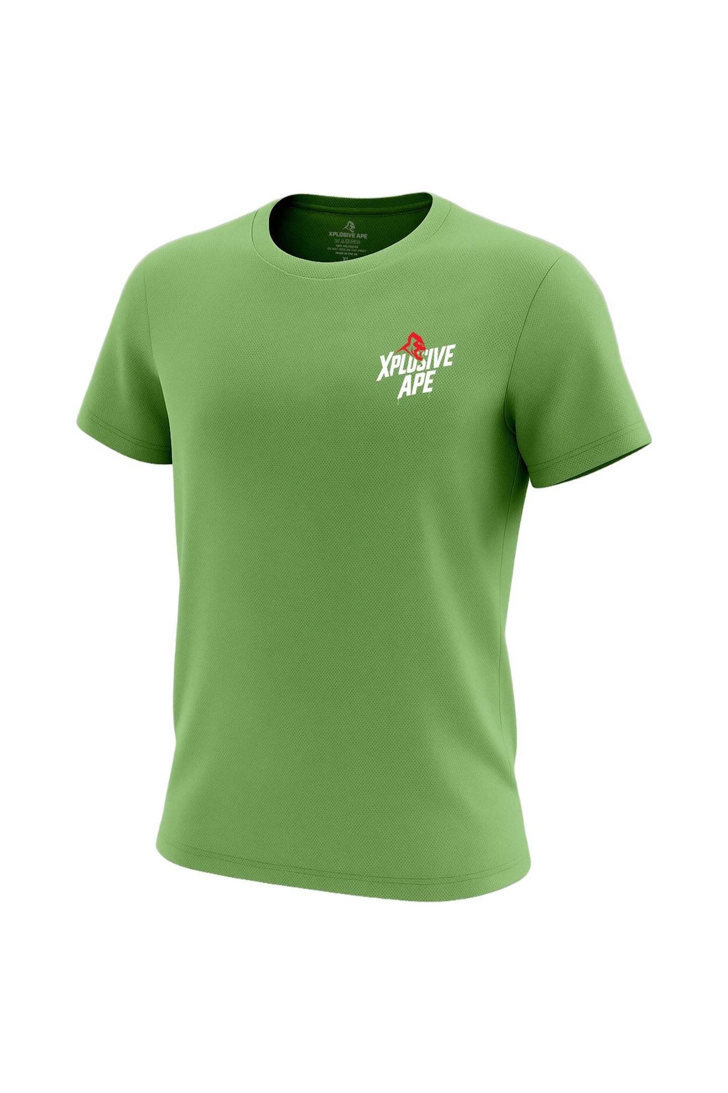 XAPE Classic Stencil Logo X Tech Tee - Lime