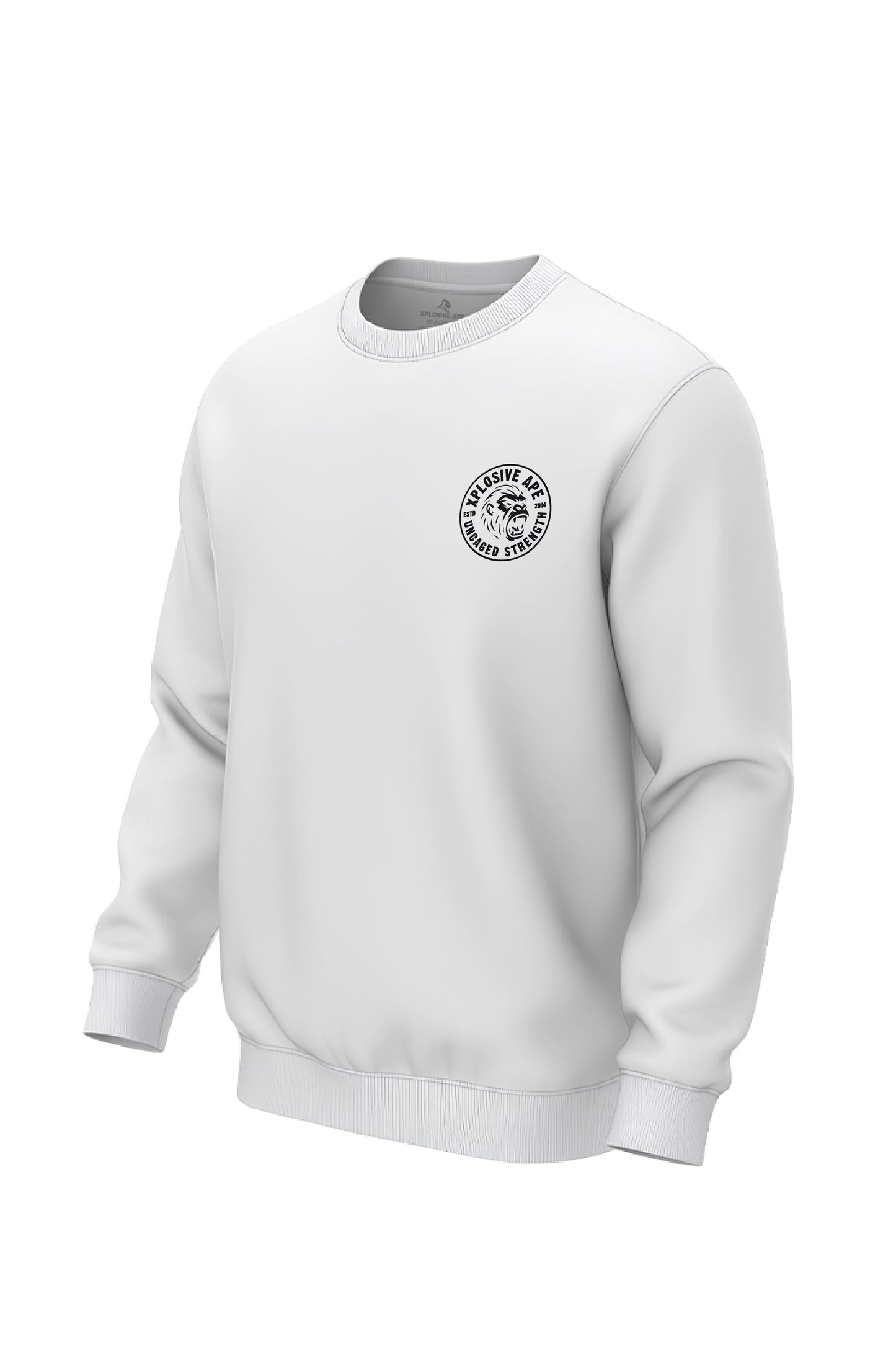 XAPE Uncaged Strength Sweatshirt - White