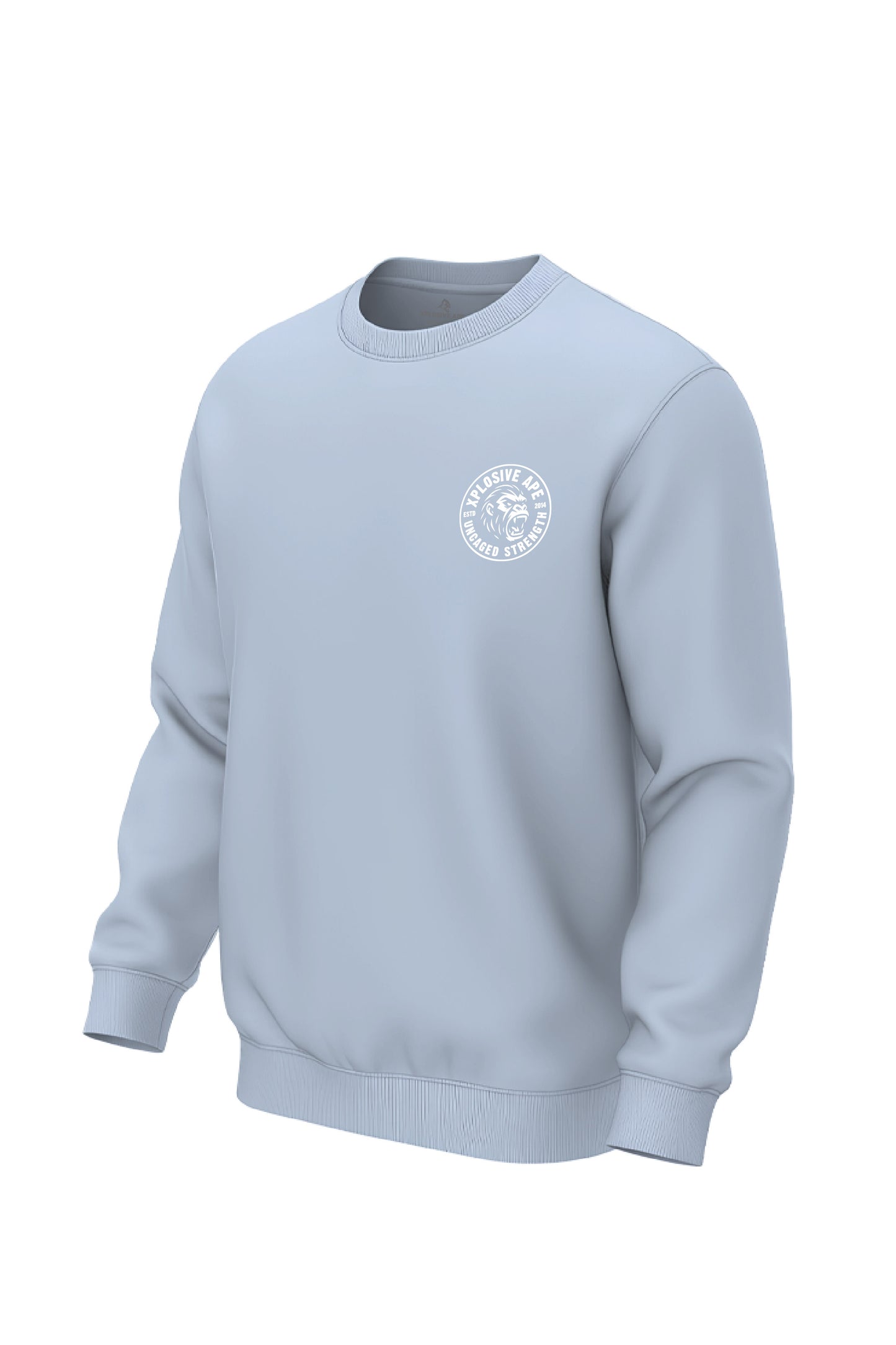 XAPE Uncaged Strength Sweatshirt - Light Blue