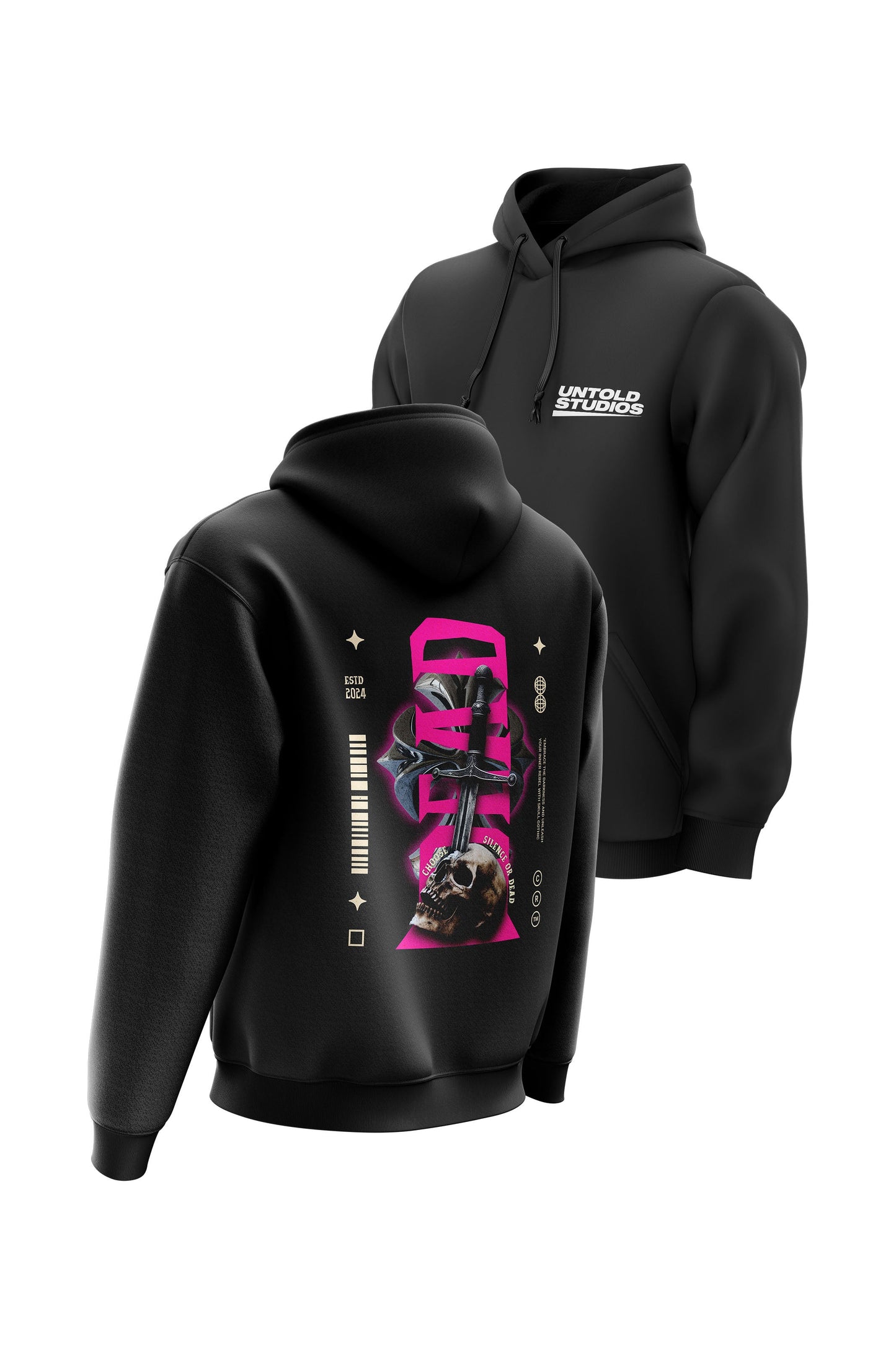 US The Threat of the Dead Hoodie - Black