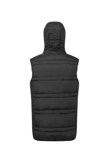XAPE Core Issue Hooded Bodywarmer Jacket - Black