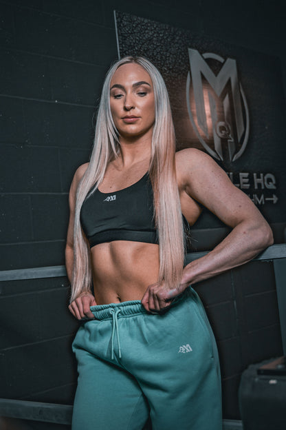 XA Women's Core Logo Impact Sports Bra - Black