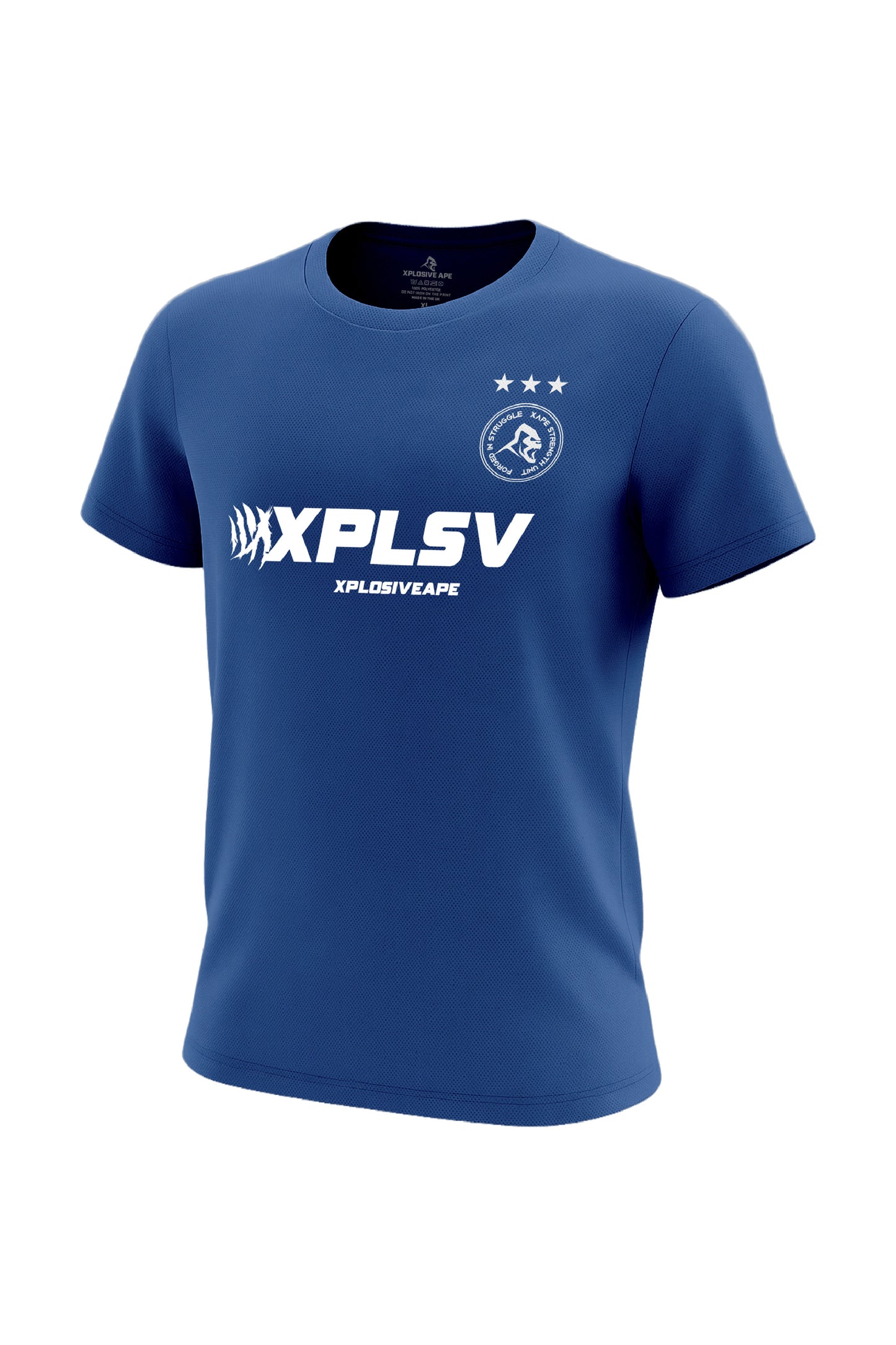 XAPE Velocity Tech Tee - Royal Blue