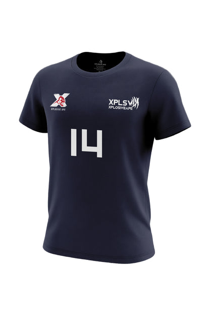 XAPE Classic Proline Tech Tee - Navy